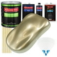 thumbnail image 1 of Champagne Gold Metallic Low VOC SLOW Paint 1 Gal Kit URETHANE BASECOAT Clearcoat, 1 of 6