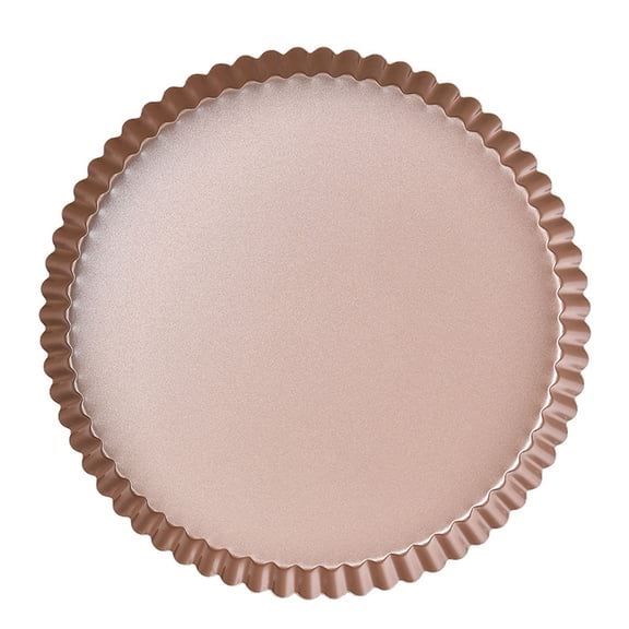 Champagne Gold Non-Stick Lace Cake Pan | 9-Inch Baking Pan for Pizza, Pie & Cakes | Commercial & Home Kitchen Use | Easy Release & Even Heating