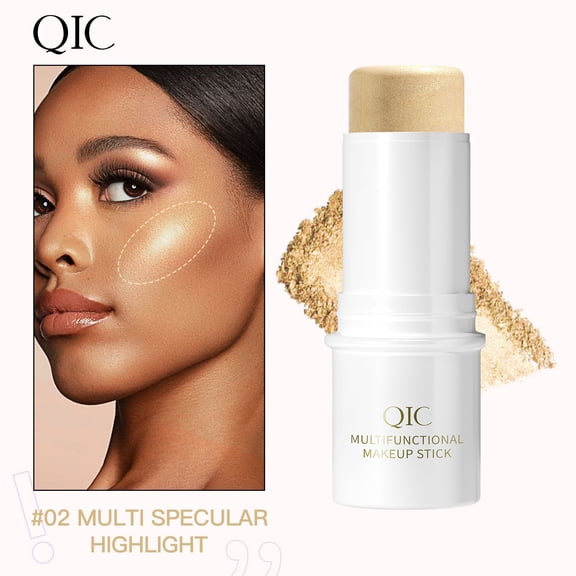 Champagne Highlighter Stick, Universal Glow Contour Makeup, Waterproof Face Highlight for All Skin Tones