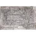 thumbnail image 1 of Champagne Map White Poster Print by  PI Galerie (24 x 36), 1 of 1