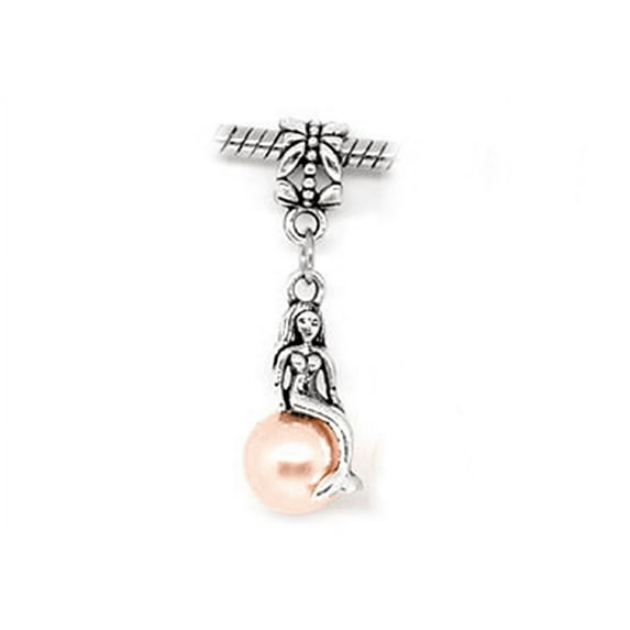 Champagne Mermaid European Bead Compatible for Most European Snake Chain Bracelets