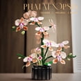 thumbnail image 1 of Champagne Orchid Flower Building Set, Icon Flowers Building Block Compatible with Lego, Stunning Botanical Display Gift for 8-14 Kids and Adults (866 Pcs), 1 of 6