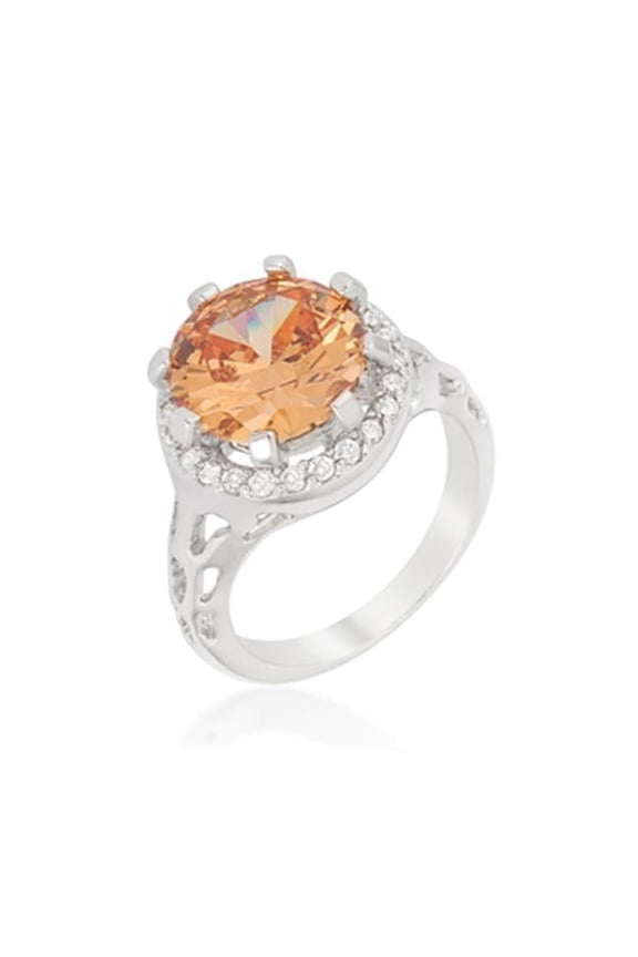 Champagne Organic Cocktail Ring Size - 05