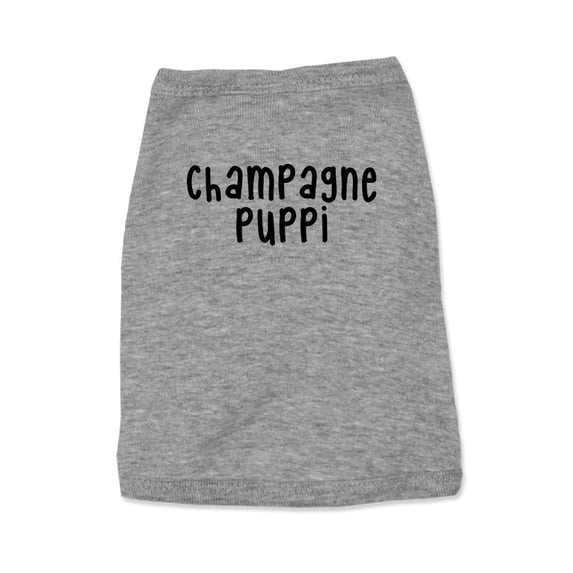 Champagne Puppi Pet Tank Top -Smartprints Designs, XX-Large