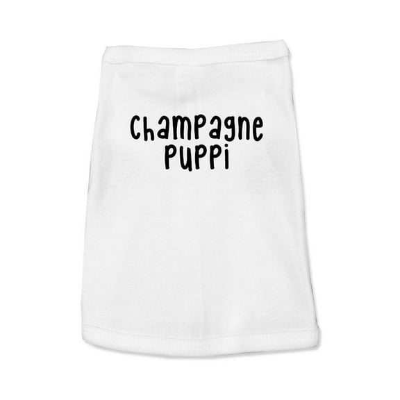 Champagne Puppi Pet Tank Top  -Smartprints Designs,  x-Large
