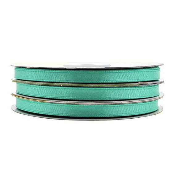 Champagne Satin Ribbon 1/4 Inch 150 Yards for Gift Wrapping, Weddings, Hair, Dresses, Blanket Edging, Crafts, Bows, Ornaments; by Mandala Crafts