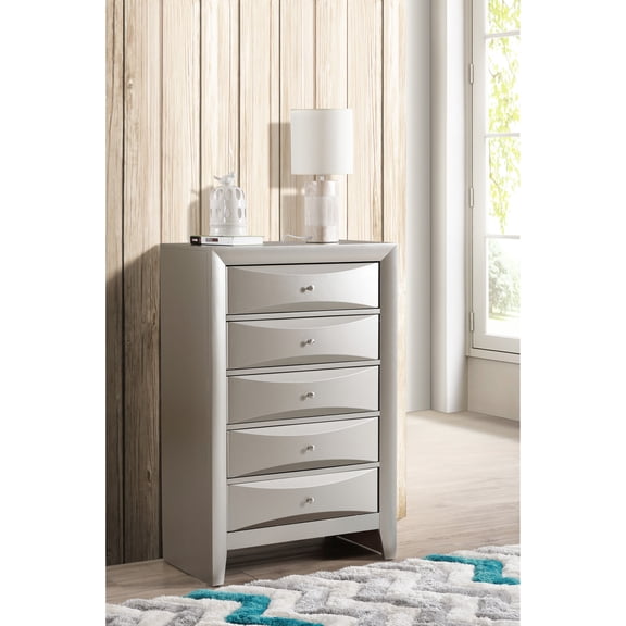 Champagne Shade - Corner Blocked Bottoms for Stability - Bedroom Organization - Fully Assembled Design
