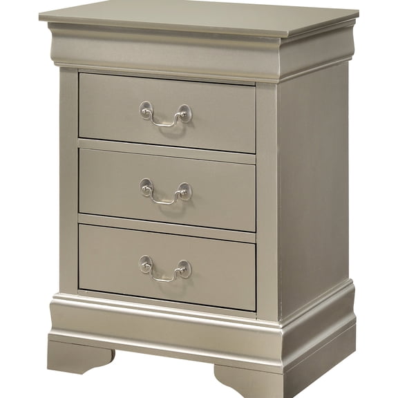 Champagne Silver Hue - Drawer for Storing Stuff - Bedroom Decor Enhancement - Long - lasting Appeal