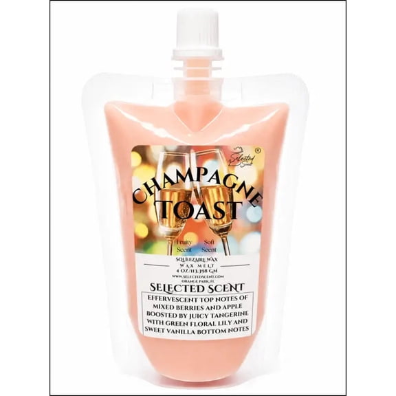 Champagne Toast Squeezable Wax Melts For Home (4Ounces)