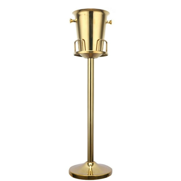 Champagne & Wine Bucket with Stand - Stainless Steel Ice Bucket - Bar/Restaurant
