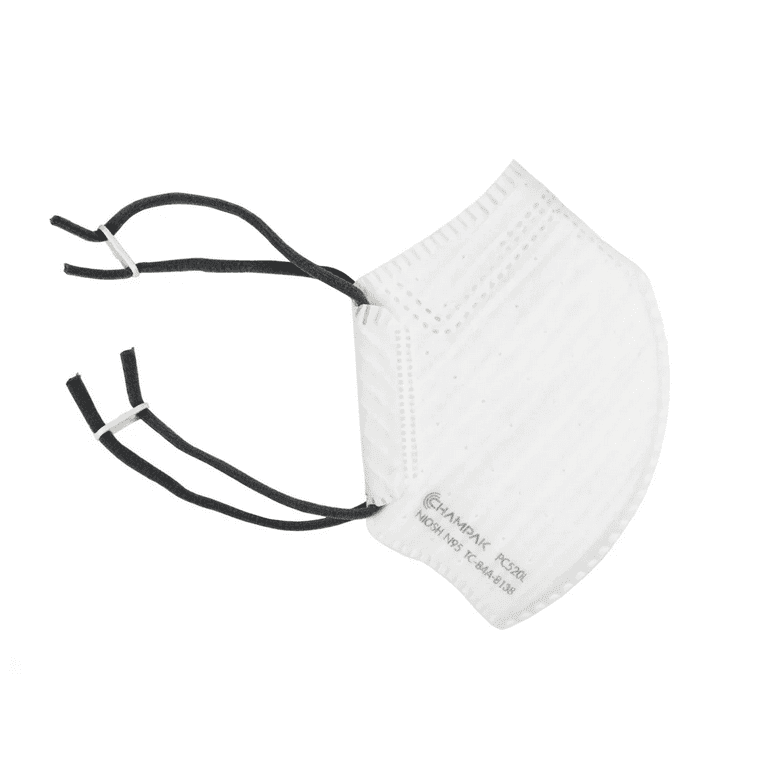 Champak Flat Fold PC520L Adjustable N95 Masks M - Pack of 15