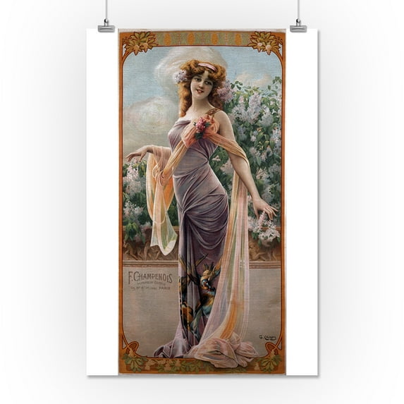 Champenois Vintage Poster (artist: Camps) France c. 1904 (16x24 Giclee Gallery Print, Wall Decor Travel Poster)