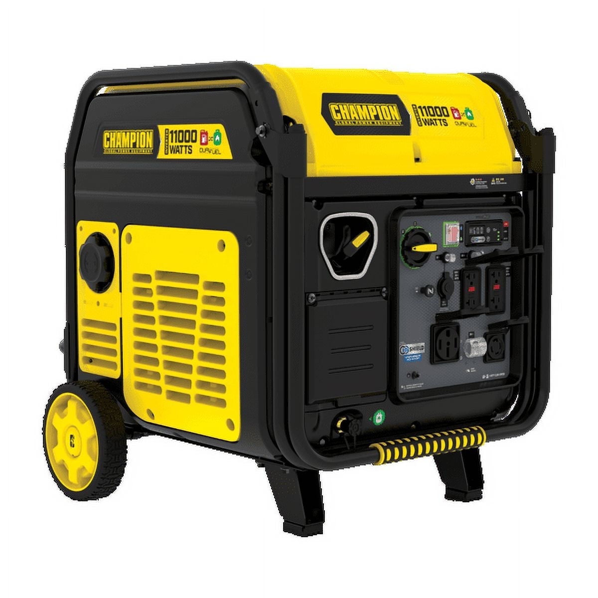 Champion Power Equipment 11,000-Watt Electric Start Dual Fuel Home Backup Portable Inverter Generator with Quiet Technology and CO Shield®