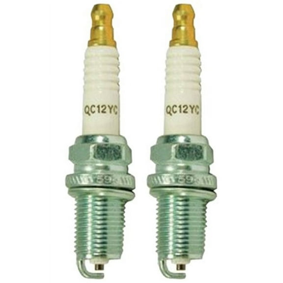 Champion 2 Pack Small Engine Spark Plug, Stock No. 946, Plug Type - QC12YC-2PK