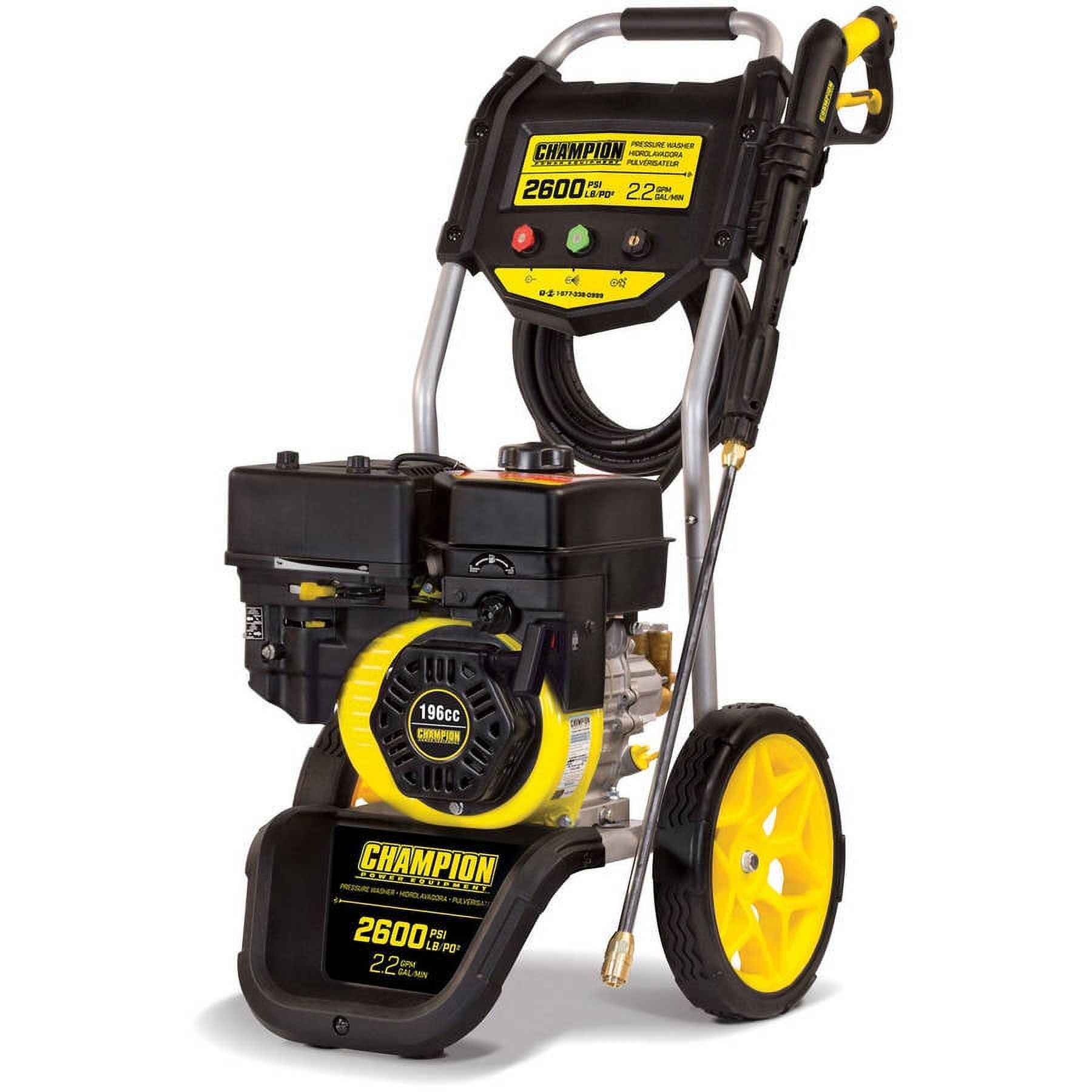 Champion 2600-PSI 2.2-GPM Dolly-Style Gas Pressure Washer - image 1 of 7