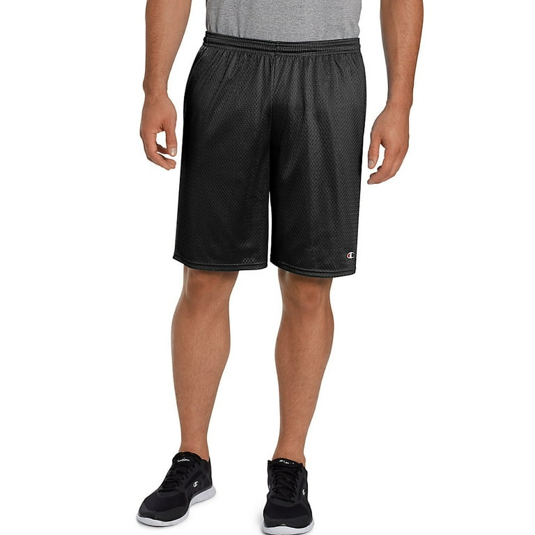 Champion 3.7 oz. Mesh Short with Pockets 81622 Black 4XL
