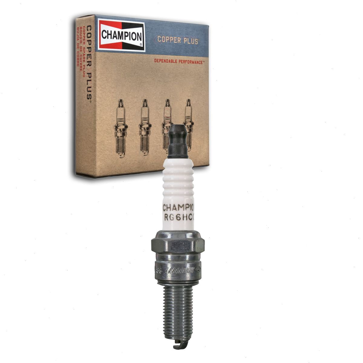 Champion Spark Plug 388 Copper Plus Spark Plug RG6HCC - Dependable Performance & Durability