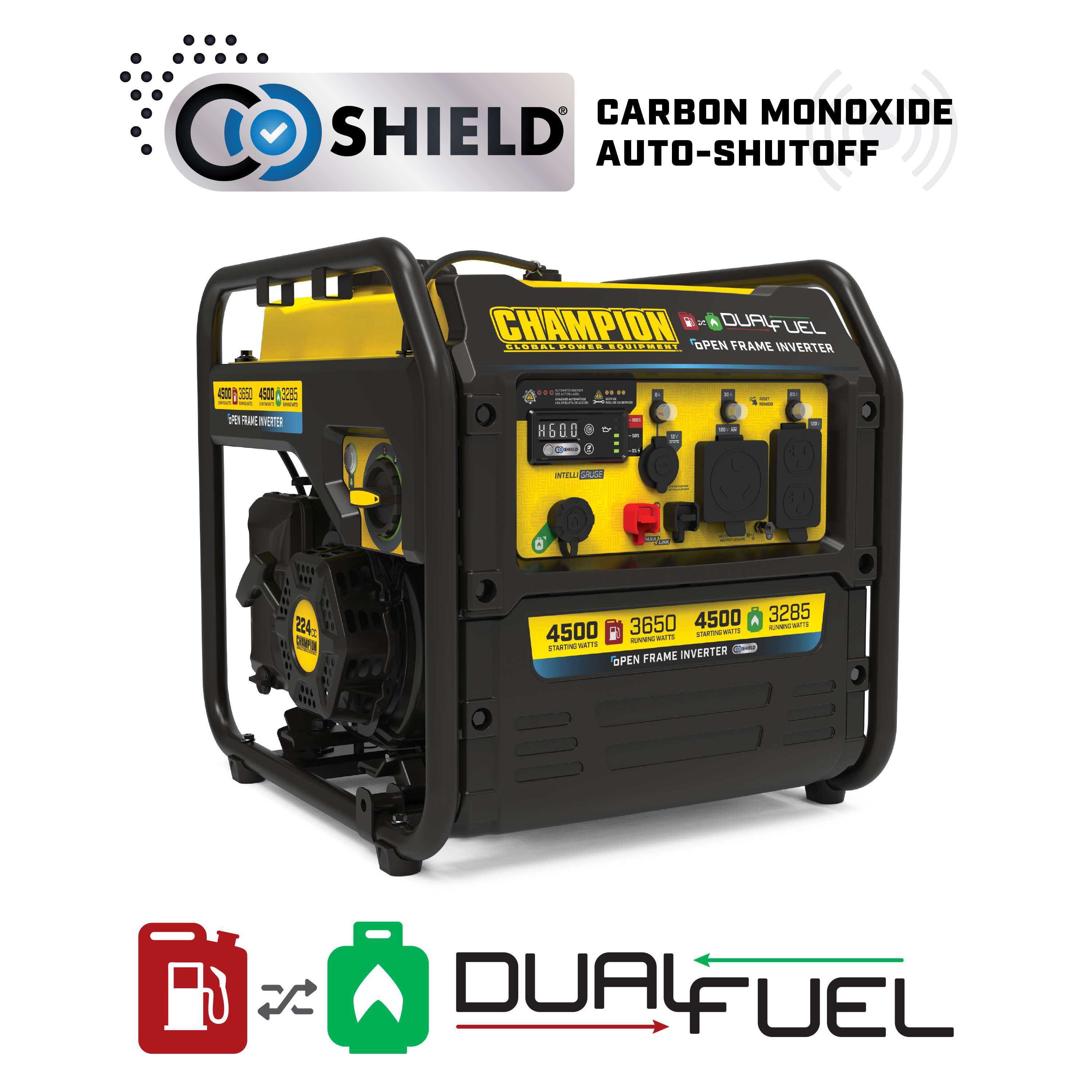 Champion Power Equipment Dual Fuel Generators: Portable Gas