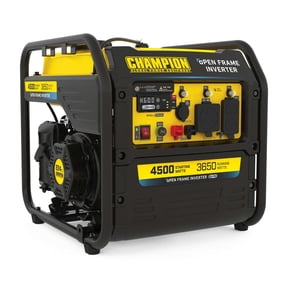 Champion 4500-Watt RV Ready Portable Open Frame Inverter Generator with Quiet Technology and CO Shield