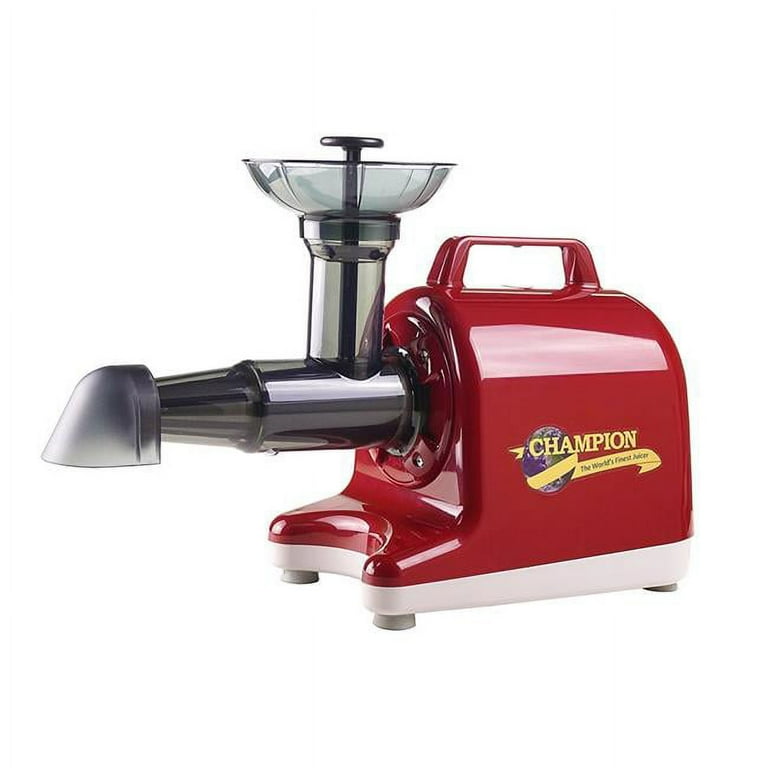 Champion 701842414412 Household 4000 Masticating Juicer Red