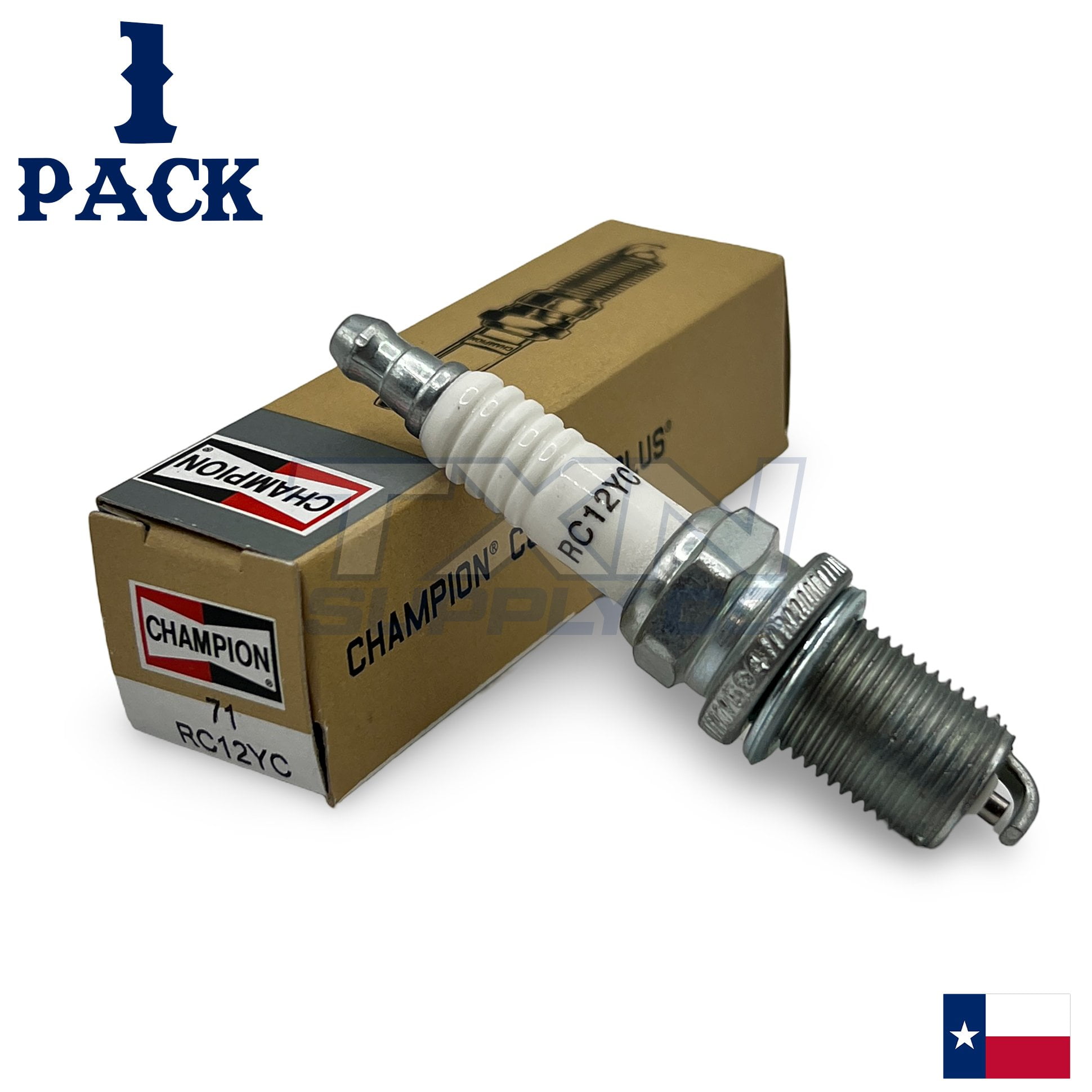 Champion 71 RC12YC OEM Spark Plug for 015-8000-00, 015800000 Champion 71 RC12YC OEM Spark Plug for 015-8000-00, 015800000