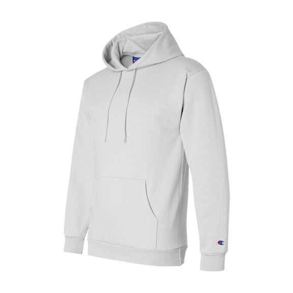 Champion Adult Double Dry Eco Pullover Hooded Sweatshirt - WHITE - S