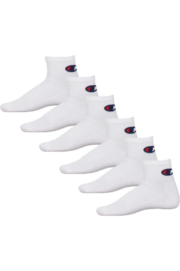 , Adult Men's, Athletic Ankle Sock, 6-Pack, Size 6-12