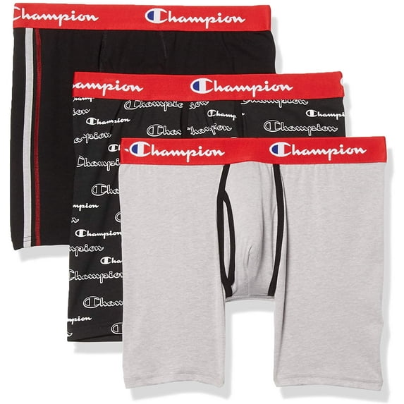 Champion, Adult Men's, Everyday Comfort Boxer Briefs, 3 Pack, Sizes S-2XL