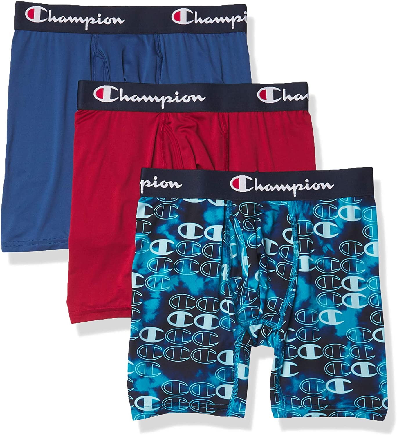 Champion Adult Men s Lightweight Stretch Boxer Briefs 3 Pack