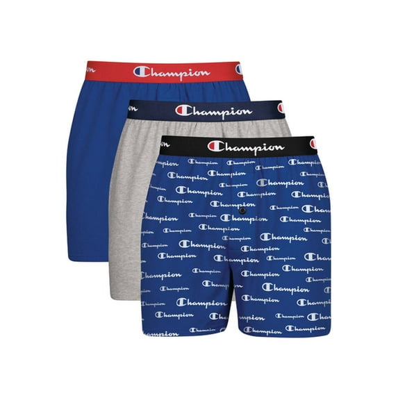Champion Adult Mens 3-Pack Athletics Everyday Comfort Boxer, Sizes S-2XL
