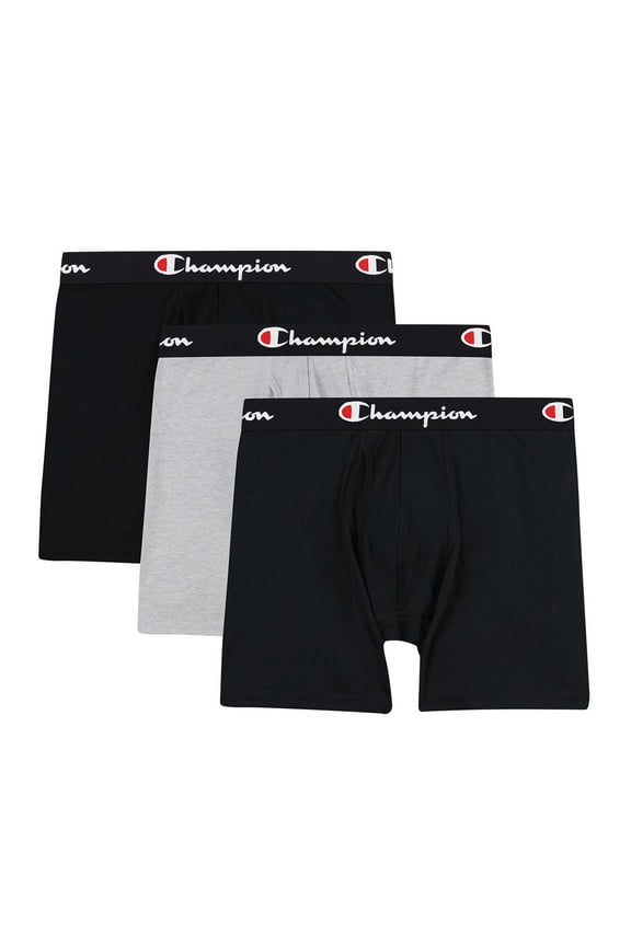Adult Mens 3-Pack Everyday Comfort Boxer Briefs, Sizes S-2XL