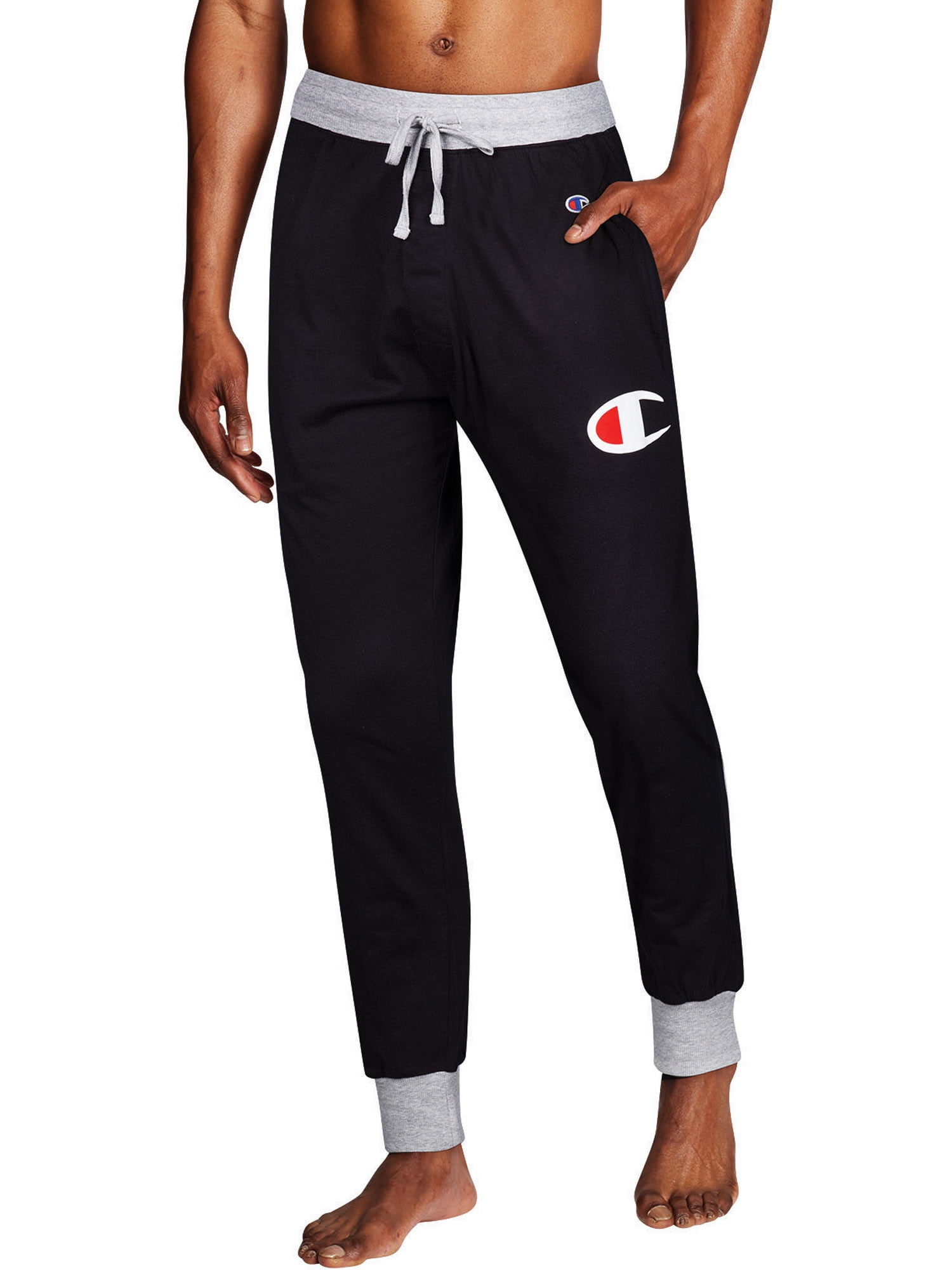 Champion Adult Mens Rib Cuff Pajamas Sleep Pants Sizes S 2XL Walmart