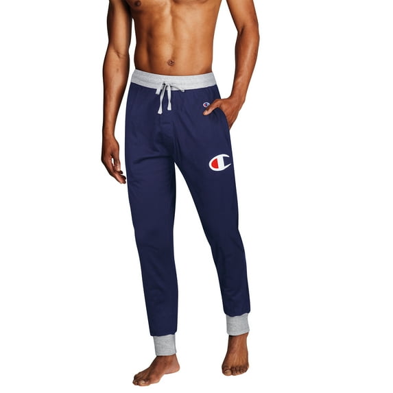 Champion, Adult Mens, Rib Cuff Pajamas Sleep Pants, Sizes S-2XL