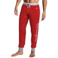 thumbnail image 1 of Champion, Adult Mens, Rib Cuff Vertical Logo Pajamas Sleep Pants, Sizes S-2XL, 1 of 5