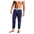 thumbnail image 1 of Champion, Adult Mens, Rib Cuff Vertical Logo Pajamas Sleep Pants, Sizes S-2XL, 1 of 4