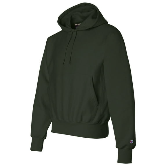 Champion Adult Reverse Weave Pullover Hoodie, Dark Green, XL