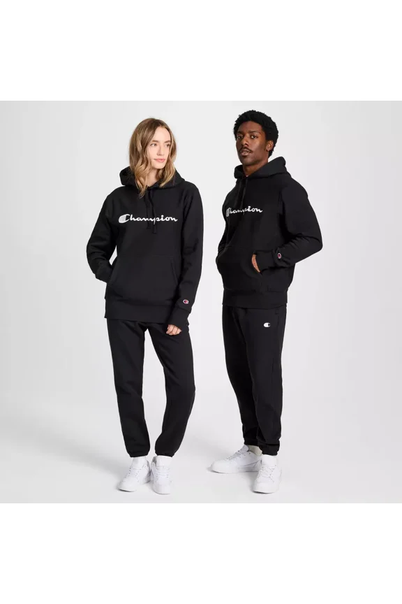 Adult Sizing Iconic Embroidered Hoodie - Black