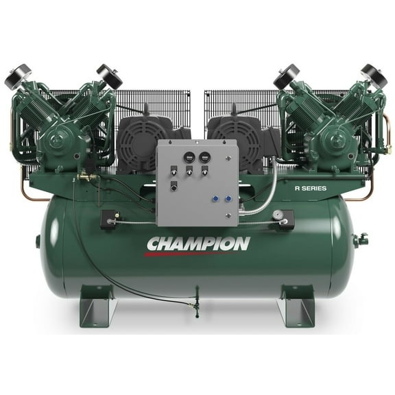 Champion Advantage 20Hp 240 Gallon AC 208V 3Phase Duplex Air Compressor HR10D-24