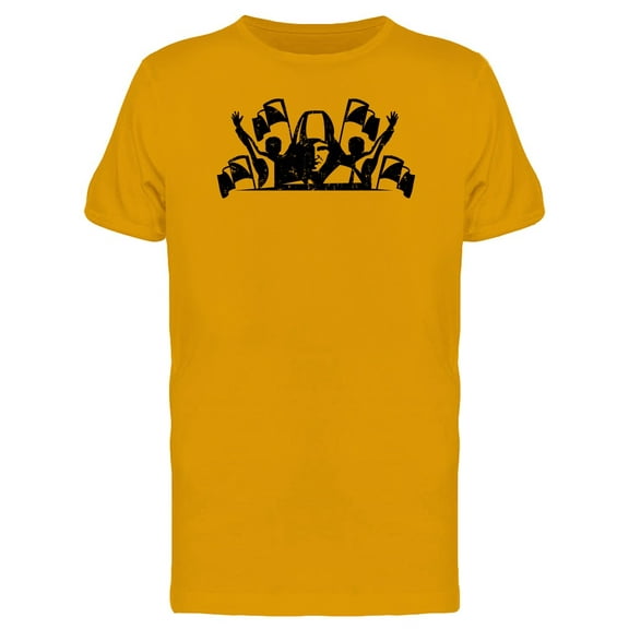 Champion And Fans  T-Shirt Men -Image by Shutterstock, Male 3X-Large