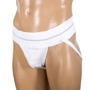 Champion Athletic Jockstrap, Sports Support, White, Large