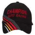 thumbnail image 1 of Champion Auto Racing Embroidered Deluxe Cap - Red OSFM, 1 of 5