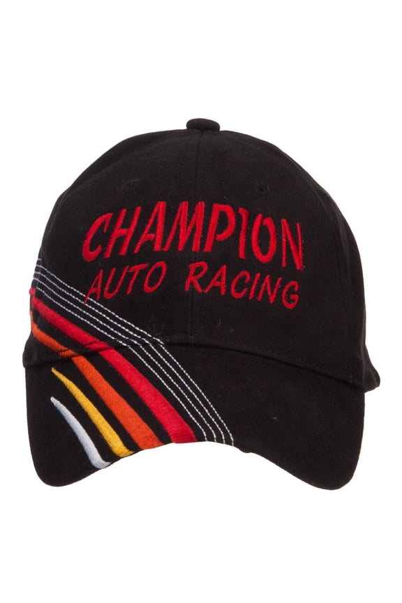 Champion Auto Racing Embroidered Deluxe Cap - Red OSFM