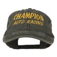thumbnail image 1 of Champion Auto Racing Embroidered Washed Cap - Black OSFM, 1 of 5