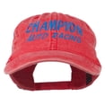 thumbnail image 1 of Champion Auto Racing Embroidered Washed Cap - Red OSFM, 1 of 5