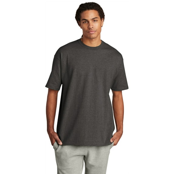 Champion B01684093 Heritage Jersey T-Shirt, Charcoal Heather - Small
