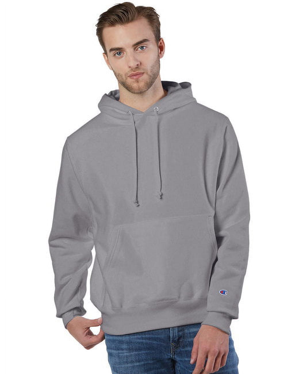 Champion reverseweave スウェット Champion B20484144 Mens Reverse Weave Hooded Sweatshirt, Stone