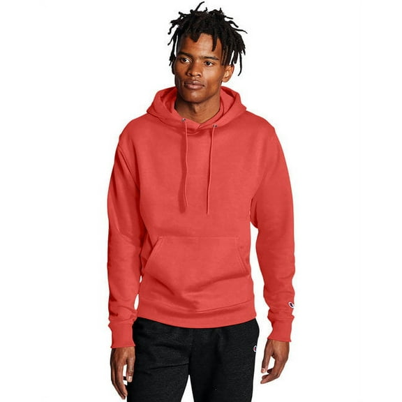 Champion B22884176 Powerblend Hooded Sweatshirt, Red River Clay - Extra Large