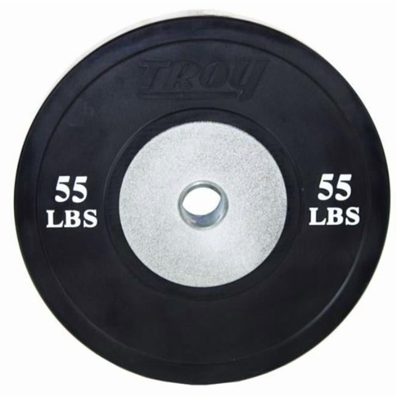 Champion Barbell  55 lbs Olympic Competition Bumper, Black
