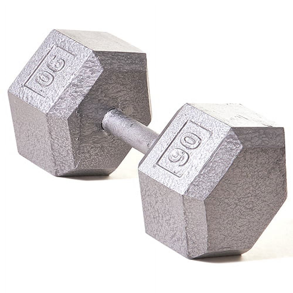 Champion Barbell® 90 lb Solid Hex Dumbbell (SOLD INDIVIDUALLY)