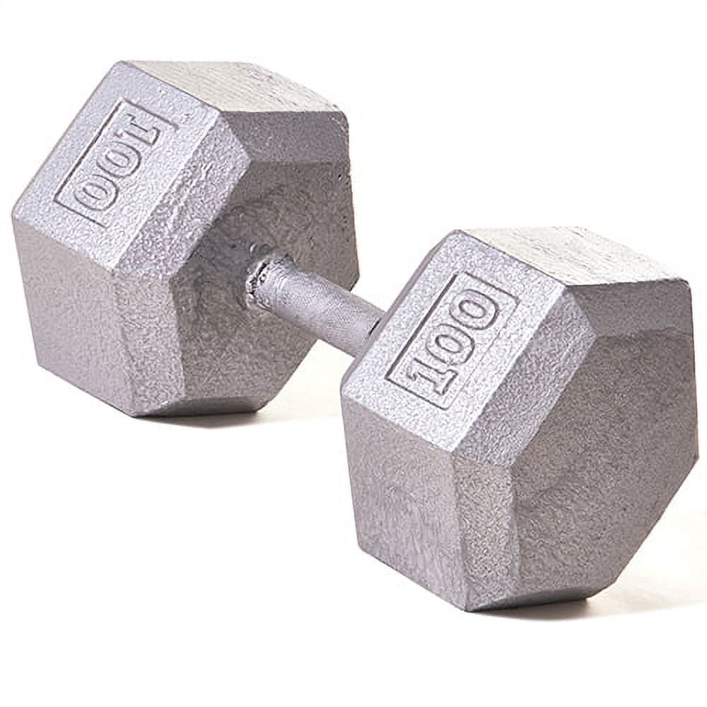 Champion Barbell® 100 lb Solid Hex Dumbbell Bhutan Ubuy